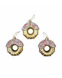 Yılbaşı Süsü 3' lü 8 Cm Donut Süs