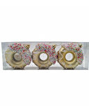 Yılbaşı Süsü 3' lü 8 Cm Donut Süs