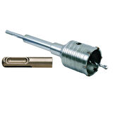 Tomax SDS Plus Elmaslı Beton Delme Ucu 100 mm Panç + 200 mm Adaptör