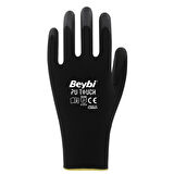 Beybi TOUCH PU Poliüretan Kaplı Polyester Eldiven NO:8 (1 ÇİFT)