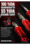 İzeltaş 13000005511 100.Yıl 160 mm Opak Pense Seti - 3 Parça