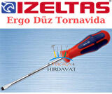 İzeltaş 4350179200 Düz Uçlu Tornavida 9x200 Ergonomik Seri