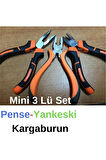 Mini 3lü Set Pense Kargaburun Yankeski Takı Yapım Seti Elektronik