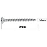 Sunta Vidası 3.5X50 mm 50 Adet Sivri Uçlu Ahşap Tahta Ağaç Mobilya Vidası