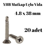Matkap Uçlu Vida YHB 4,8x38 20'li Paket