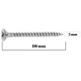 Sunta Vidası 5X80 mm 20 Adet Sivri Uçlu Ahşap Tahta Ağaç Mobilya Vidası