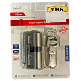 Ymk 68 mm Bilyalı Barel Nikel Kapı Bareli 3 Anahtarlı YMKB68HBS