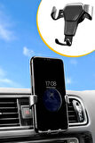 Universal Araç İçi Klima Izgarasına Takılabilen  Oto Telefon Tutucu 