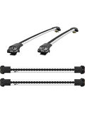 Opel Omega 1994-2001 Uyumlu Turtle Air-1 Full Kit Tavan Ara Atkı Seti 82-82cm Gri