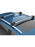 Renault Laguna 1 1996-2000 Uyumlu Turtle Air-1 Full Kit Tavan Ara Atkı Seti 82-82cm Gri