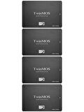 (4 Adet) Twinmos TM256GH2UGL 2.5" 256 GB 580/550 MB/S TLC 3D NAND SATA 3 SSD