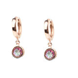 925 Ayar Gümüş Mistik Topaz Taşlı Küpe