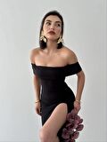 Madonna Yaka Uzun Elbise