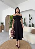 Silvain Madonna Midi Boy Elbise 