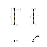 Boru Tip Otopark Araç Stoperi – 10'lu Set | 60 mm Dayanıklı Park Demiri