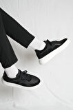 Guernica Model Hakiki Deri El Yapımı Erkek Siyah Sneaker