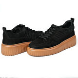 Richard Model Hakiki Deri El Yapımı Erkek Siyah Sneaker
