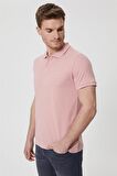 Twins Erkek Polo Yaka T-Shirt Pembe