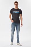 Brice Erkek Bisiklet Yaka T-Shirt Antrasit