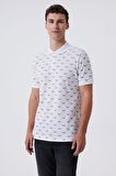 Bobby  Erkek Polo Yaka T-Shırt Beyaz