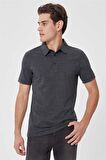 Daker Erkek Polo Yaka T-Shirt Antrasit