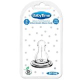 BABY TİME SİLİKON BİBERON EMZİĞİ BT098