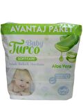 BABY TURCO BEBEK ISLAK HAVLUSU ALOE VERALI 3x90 LI