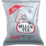 BİLLUR TUZ İYOTLU SOFRA TUZU 3 KG