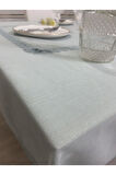 Dantel Detaylı Dertsiz Simli Maldiv Masa Örtüsü 13 Parça