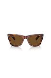 Rayban Mod.0840SF C.954/57 Kahverengi Kırçıllı Unisex Güneş Gözlüğü