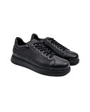 Twin Siyah Hakiki Deri Erkek Spor (Sneaker) Ayakkabı