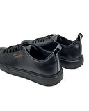 Sportster Hakiki Deri Siyah Erkek Spor (Sneaker) Ayakkabı