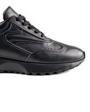 Diavel Siyah Hakiki Deri Erkek Spor (Sneaker) Ayakkabı