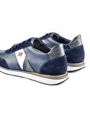 Forza Lacivert Süet Lacivert Hakiki Deri Erkek Spor (Sneaker) Ayakkabı