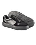 Trident Siyah Süet Ve Siyah Hakiki Deri Erkek Spor (Sneaker) Ayakkabı