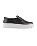 Shiver Siyah Hakiki Deri Erkek Spor (Sneaker) Ayakkabı
