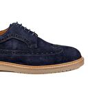 Tango-S Lacivert Hakiki Süet Deri Günlük Klasik Erkek Ayakkabı