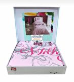 Taç Ranforce Çift Kişilik Nevresim Takımı Pink Pembe