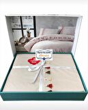 Cotton Box Candy Çift Kişilik Nevresim Takımı Merri Bej