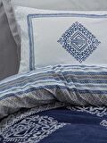Cotton Box Çift Kişilik Battaniyeli Nevresim Takımı Hardy Gri