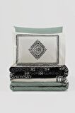 Cotton Box Çift Kişilik Battaniyeli Nevresim Takımı Hardy Yeşil