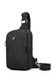 SMARTBAGS NANO METALİK KUMAŞ KADIN BODYBAG 2022-3105 M METALİK SİYAH