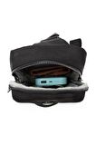 SMARTBAGS NANO METALİK KUMAŞ KADIN BODYBAG 2022-3105 M METALİK SİYAH