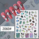 Adanil Hologramlı Limon Karpuz Çilek Sticker J0-2060