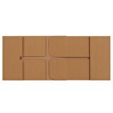 24,5x24,5x11,5-25 Adet Kesimli Karton Kutu - Internet Ve Kargo Kutusu