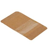 8,5 Cm x 14,5 Cm + 2,5 Cm -3000 Adet Kraft Dar Pencereli Doypack