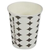 Yıldız Desenli Karton Bardak 7 Oz 250 Adet