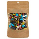 11 Cm X 18,5 Cm 3,5 Cm -500 Adet Kraft Geniş Pencereli Doypack