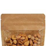 20 Cm x 30 Cm + 5 Cm -200 Adet Kraft Geniş Pencereli Doypack
