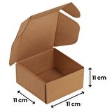 11x11x11-100 Adet Kilitli E Ticaret Karton Kargo Kutusu